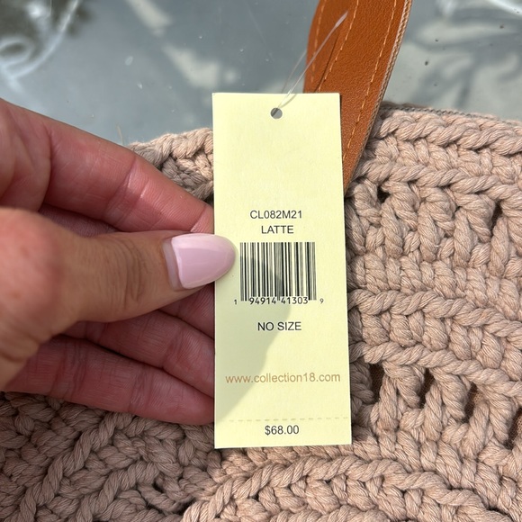 Boho round fringe bag purse with strap - Picture 2 of 3